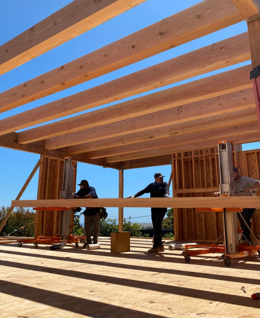 house on going construction